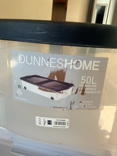 3 storage boxes