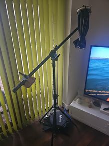 Photography Boom Stand with Softbox - excellent conditio