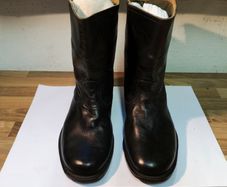 Vintage Mongolian Horse Riding Leather Boots