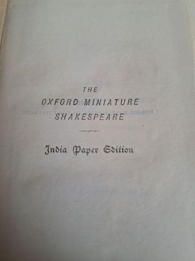 6 miniature Shakespeare books