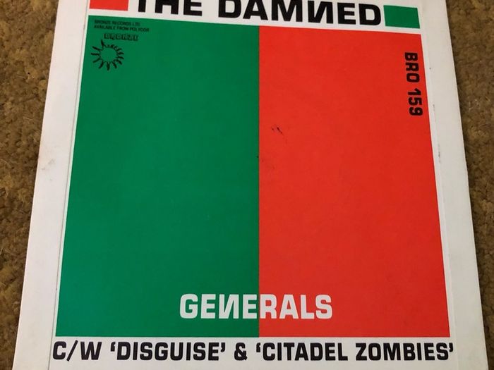 The Damned - Generals (1982) 7"