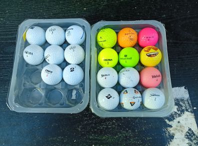 20 Golf Balls Eclectic Mix