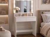Dressing Table with Hollywood LED Mirror