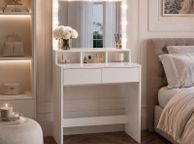 main image for ad Dressing Table with Hollywood LED Mirror