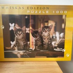 Vintage Whiskas Edition 1000 piece cat Jigsaw