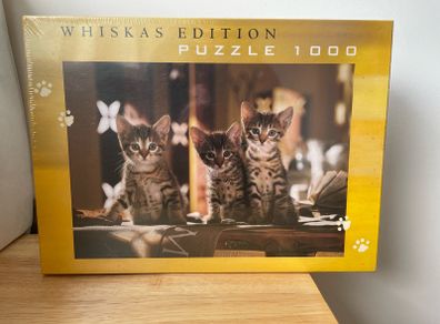 Vintage Whiskas Edition 1000 piece cat Jigsaw