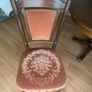 Set of 4 Beautiful Vintage Solid Wood Chairs 200 Image 4