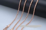 Rose Gold Stainless Steel 30" Chain
