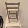 2 wooden counter stools Image 3