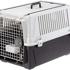Dog or cat kennel / crate / transport box 68 x 49 x 45.5 cm (used only once)