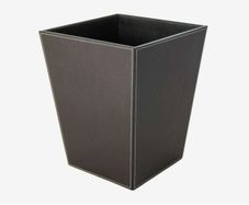 Brand New Osco Faux Leather Square Waste Paper Bin - Colour - Brown - RRP - 19.99 - Sterling - 24.99 - Euro