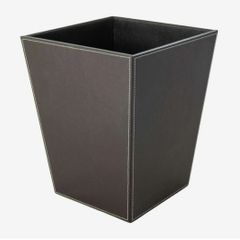 Brand New Osco Faux Leather Square Waste Paper Bin - Colour - Brown - RRP - 19.99 - Sterling - 24.99 - Euro - Open To Offers!!