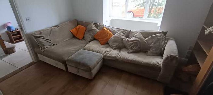 L shaped couch