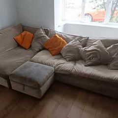 L shaped couch