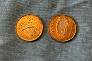 Irish 2p coins