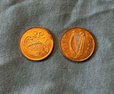 Irish 2p coins