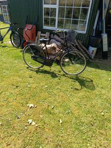 Retro high nelly style ladies bike