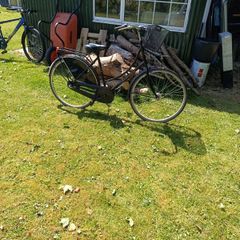 Retro high nelly style ladies bike