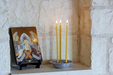 Natural Pure beeswax Slim candles