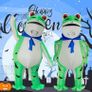 Frog Costume, Adult Inflatable Costume Frog Halloween Costumes Full Body Blow up Cosplay Costume Suit for Men Women Funny Fancy Dress Party Image 4