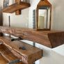 Live Edge Rustic Chestnut Mantels Image 6