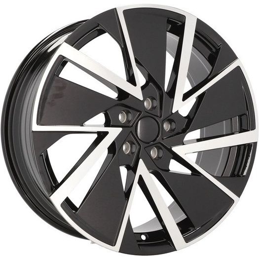 18" Octavia Type black Alloys Seat Audi Skoda Vw 5x112