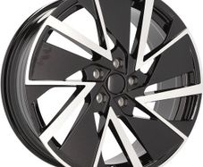18" Octavia Type black Alloys Seat Audi Skoda Vw 5x112