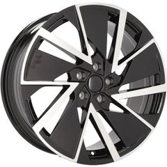 18" Octavia Type black Alloys Seat Audi Skoda Vw 5x112