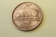 1965 Eire 1/2d Half Penny