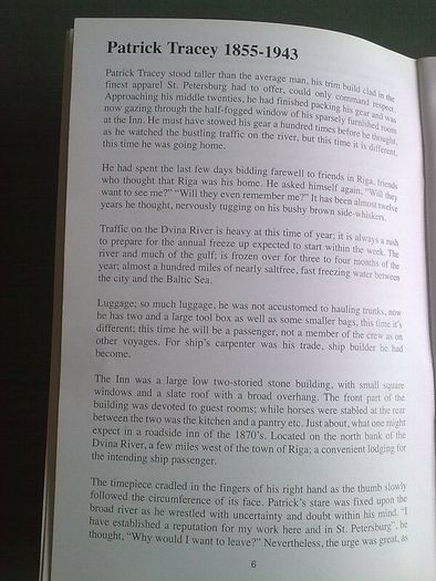 Arklow to St. Petersburg The Patrick Tracey story Ireland Irish