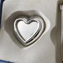 Newbridge Silver gift set , pen with holder and love heart photo frame still in its box Image 5