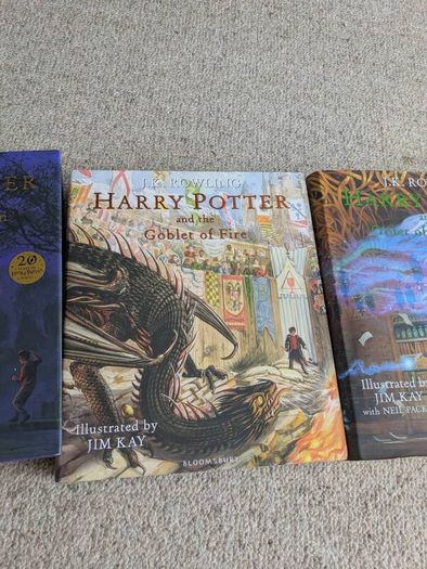 Harry Potter Illustrated Editions Books 1 to 5