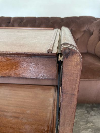 Antique Art Deco Metamorphic Side Table Tea Trolley 1920s
