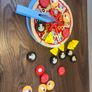 Wooden magnetic pizza play set Image 4