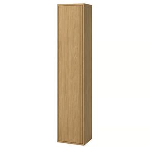 High cabinet Angsjon with door oak effect Ikea