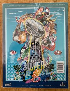 Very Rare 2020 NFL Super Bowl LIV - San Francisco 49ers v Kansas City Chiefs Official Programme