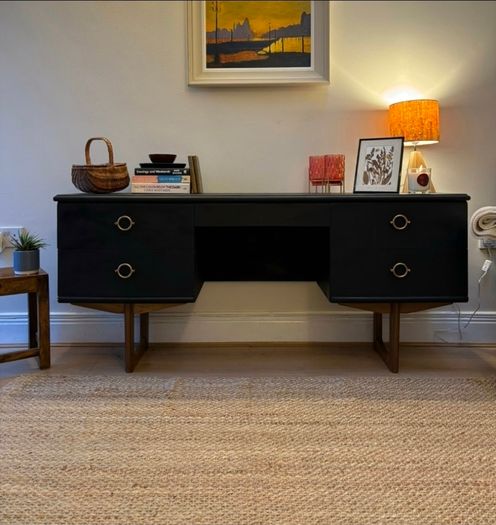 Vintage Black Sideboard