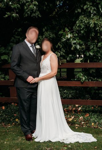 Enchanty White Wedding Dress Size 10