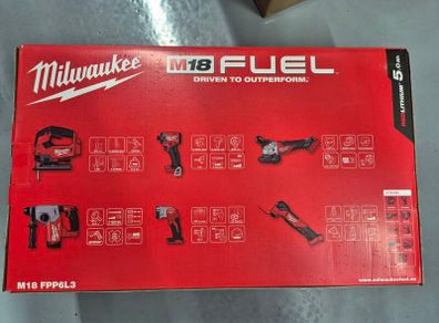 Milwaukee M18FPP6L3 Fuel 6 Piece Tool Kit