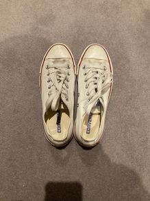 white ladies converse size 37 euro