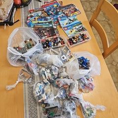 Lego..huge amount..all sets completed in bags...lots of figurines..10 years old