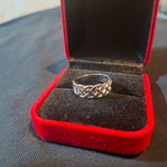 Nice Celtic Knot 925 Sterling Silver Ring made in Ireland