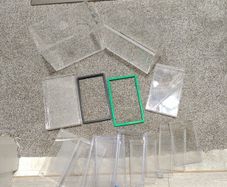 Display cases and slab covers