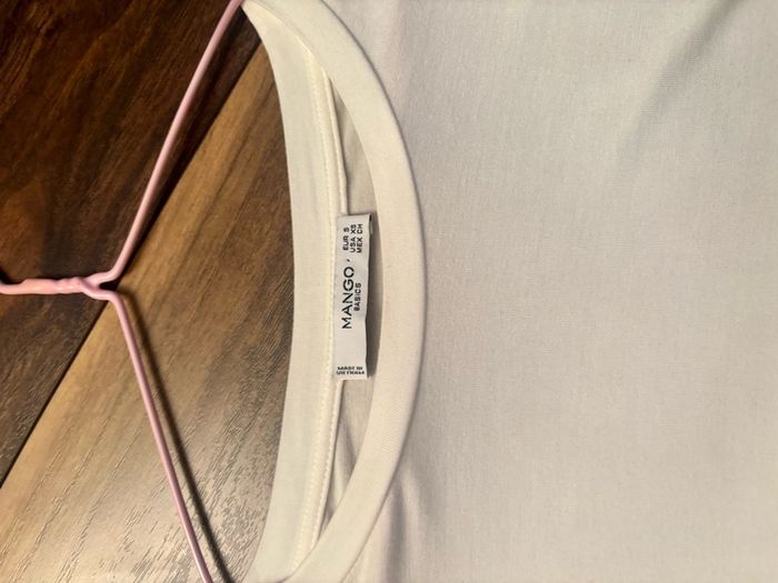 Mango white T-shirt size S