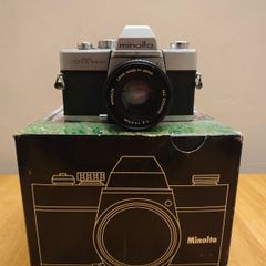Minolta SRT100X (1978) + MD Rokkor 50mm f/2 - Serviced & in Original Box ! Film Camera