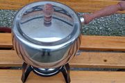 Vintage Chrome Fondue Pot
