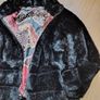 Black Furry Coat  Size 12 Image 2