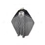 Professional Cape Barbers Gown Hair Cutting Apron - THE BARBER Design - Black Stripes Image 2