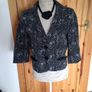Wallis black & white short jacket, fab on Image 3