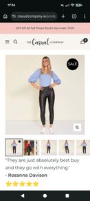 Wet look Pu leggings The casual company